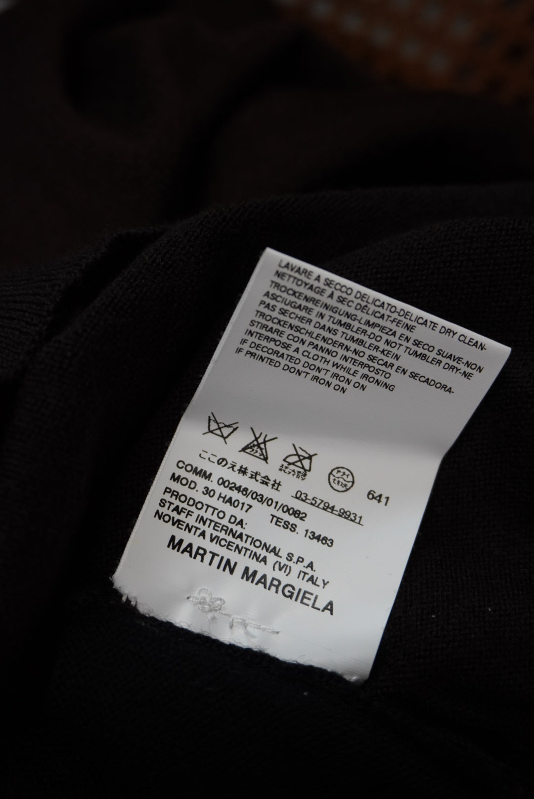 08's Martin Margiela MultiColor Sweater made in Italy.