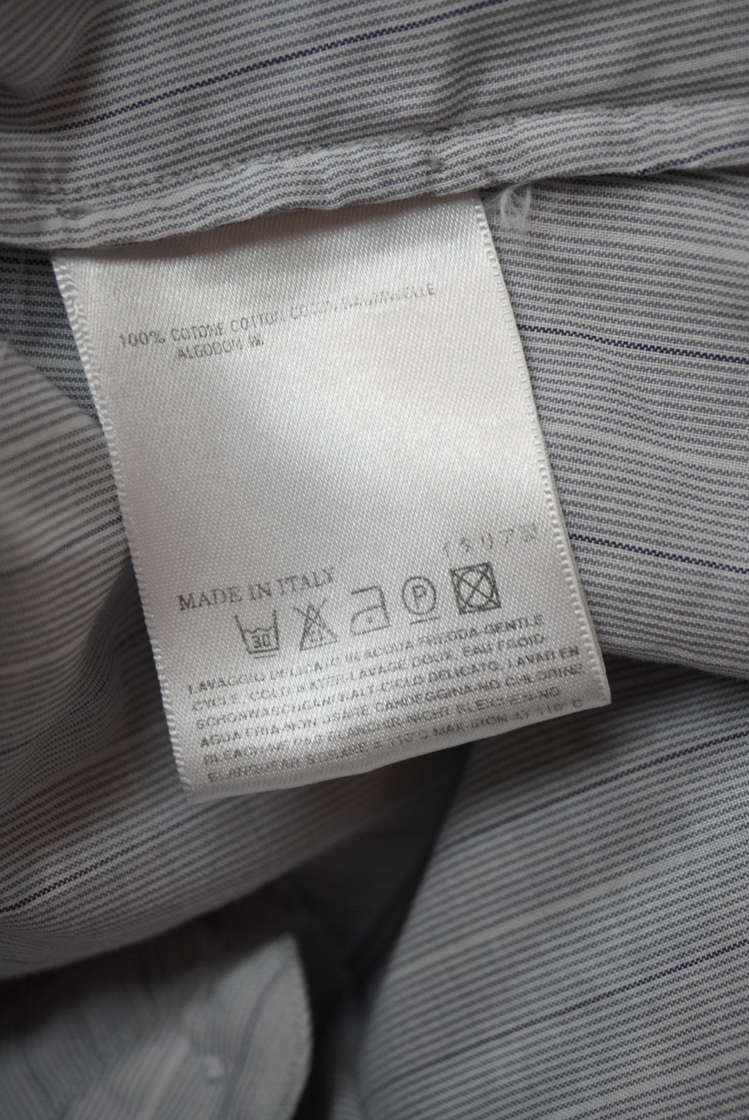 08's Maison Martin Margiela Striped Shirt made in Italy.