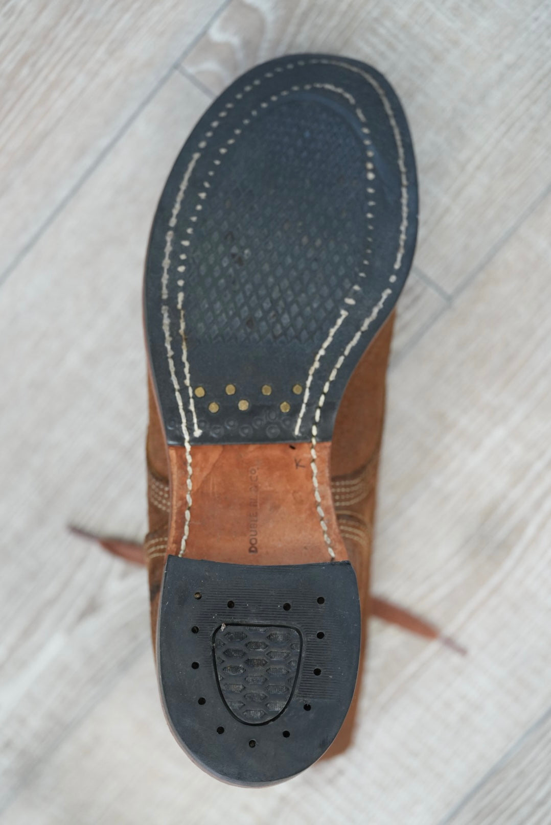 RRL40's M-43 Service Boots Bench made in USA.