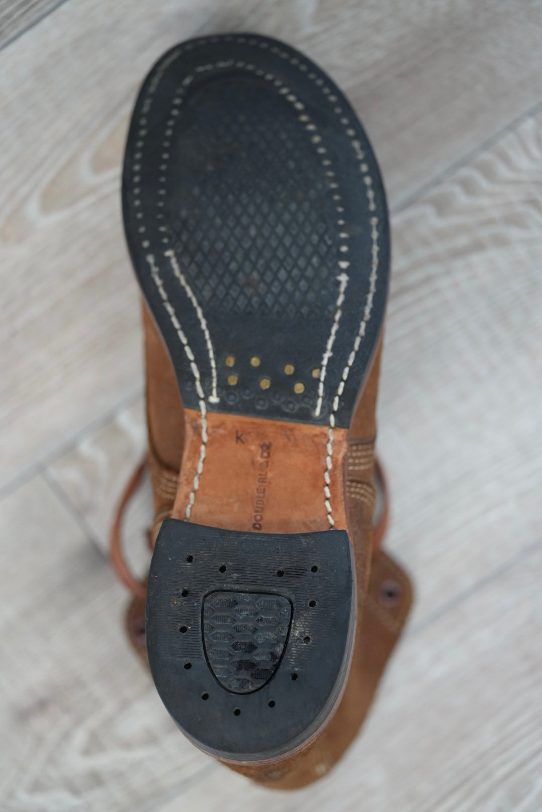RRL40's M-43 Service Boots Bench made in USA.
