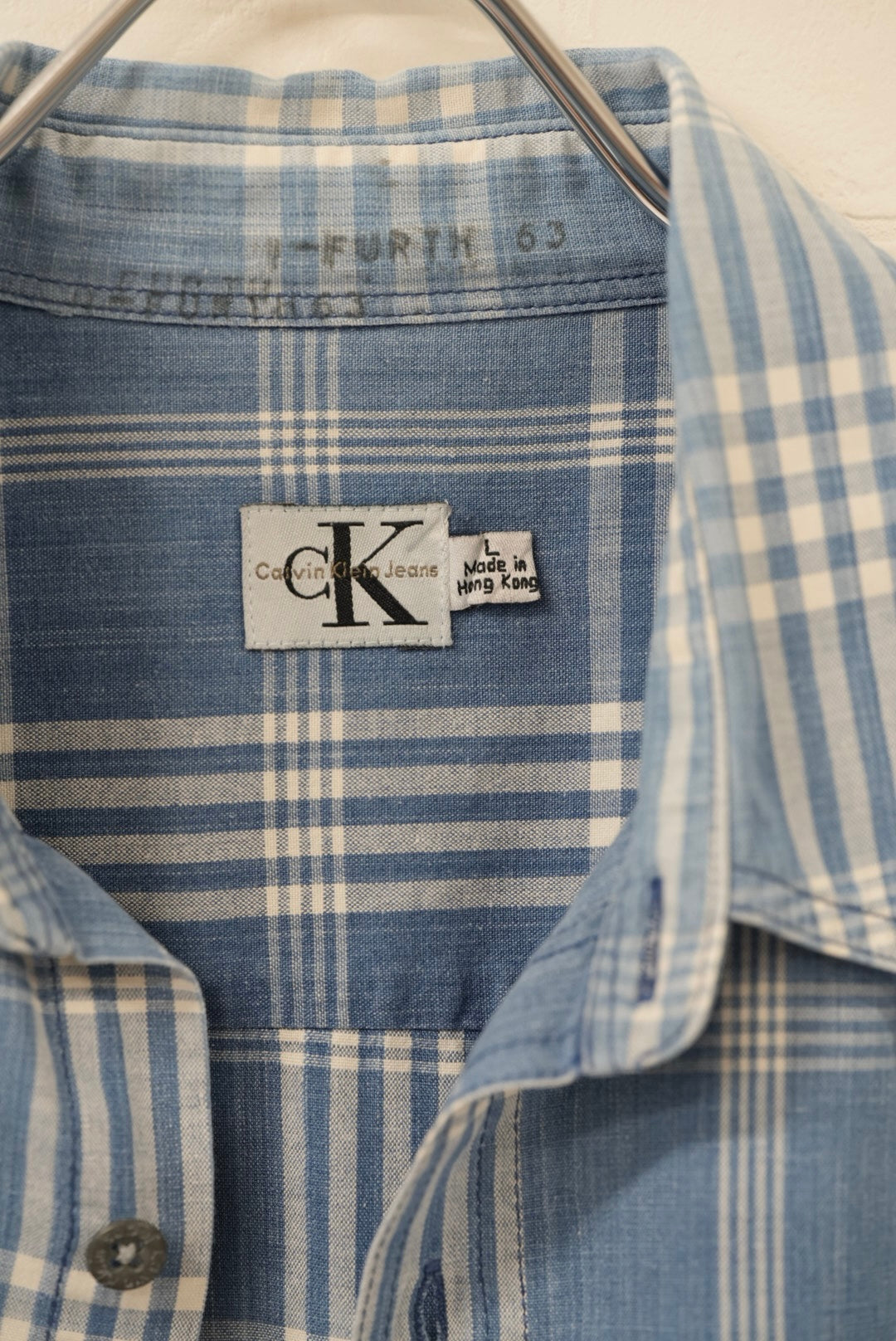 90's Calvin Klein Jeans Check shirt.