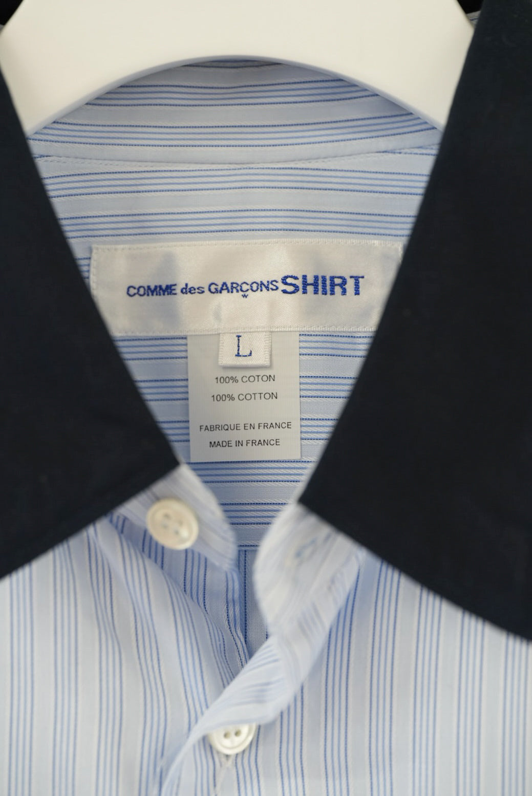 COMME des GARÇONS SHIRT made in France. -new old stock-
