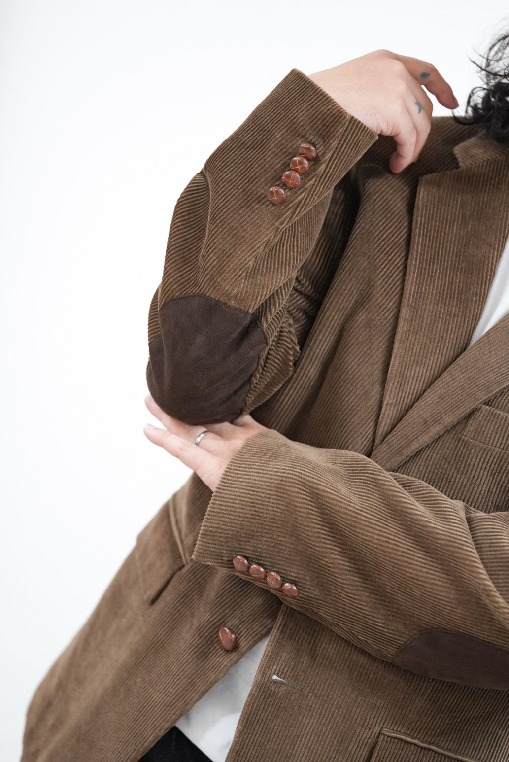 LAUREN RALPH LAUREN Corduroy Elbow patch Jacket.