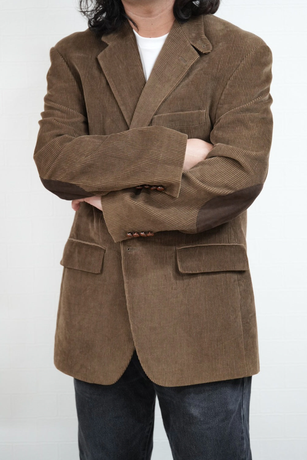LAUREN RALPH LAUREN Corduroy Elbow patch Jacket.