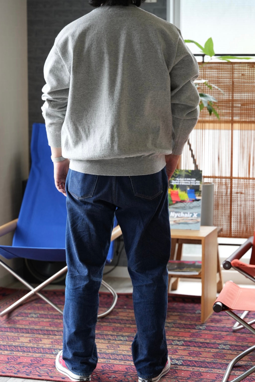 <YONETOMI> RIGID CASHMERE SWEATER.