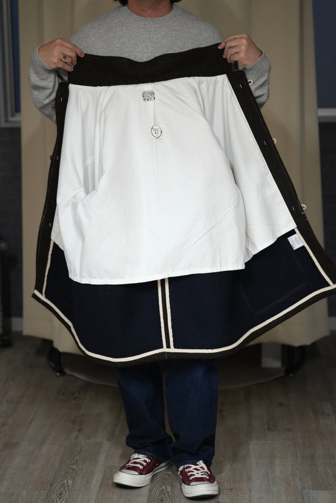 Tender Co. Duble Face Jacob Melton Ambler Coat. / TYPE:948