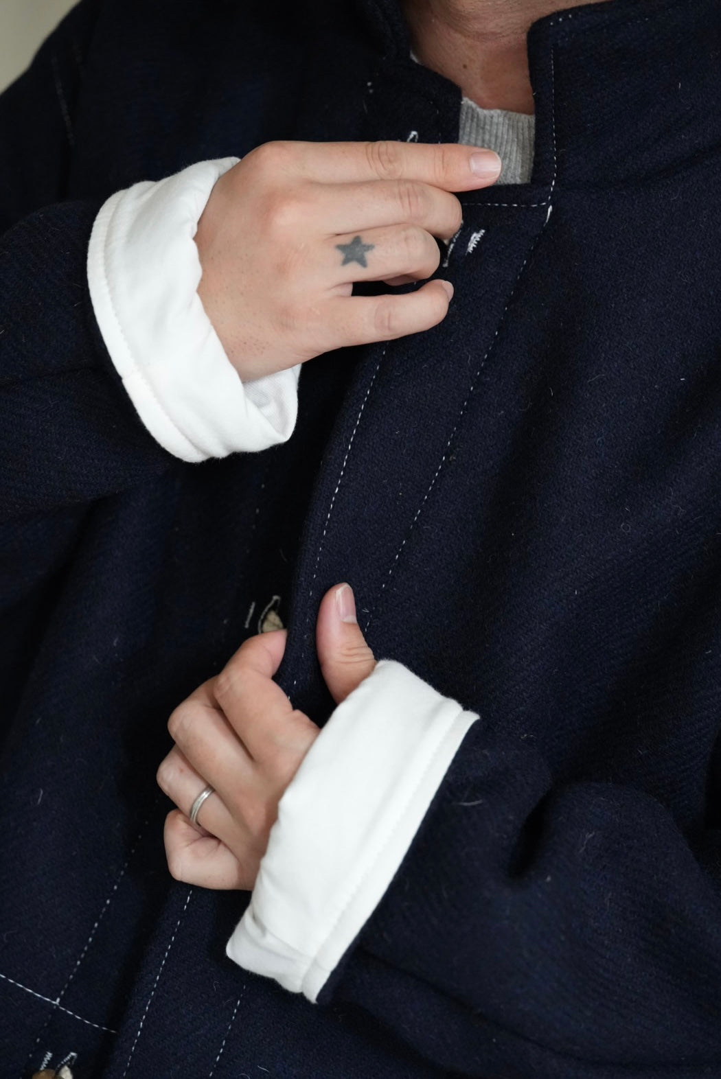 Tender Co. Duble Face Jacob Melton Ambler Coat. / TYPE:948