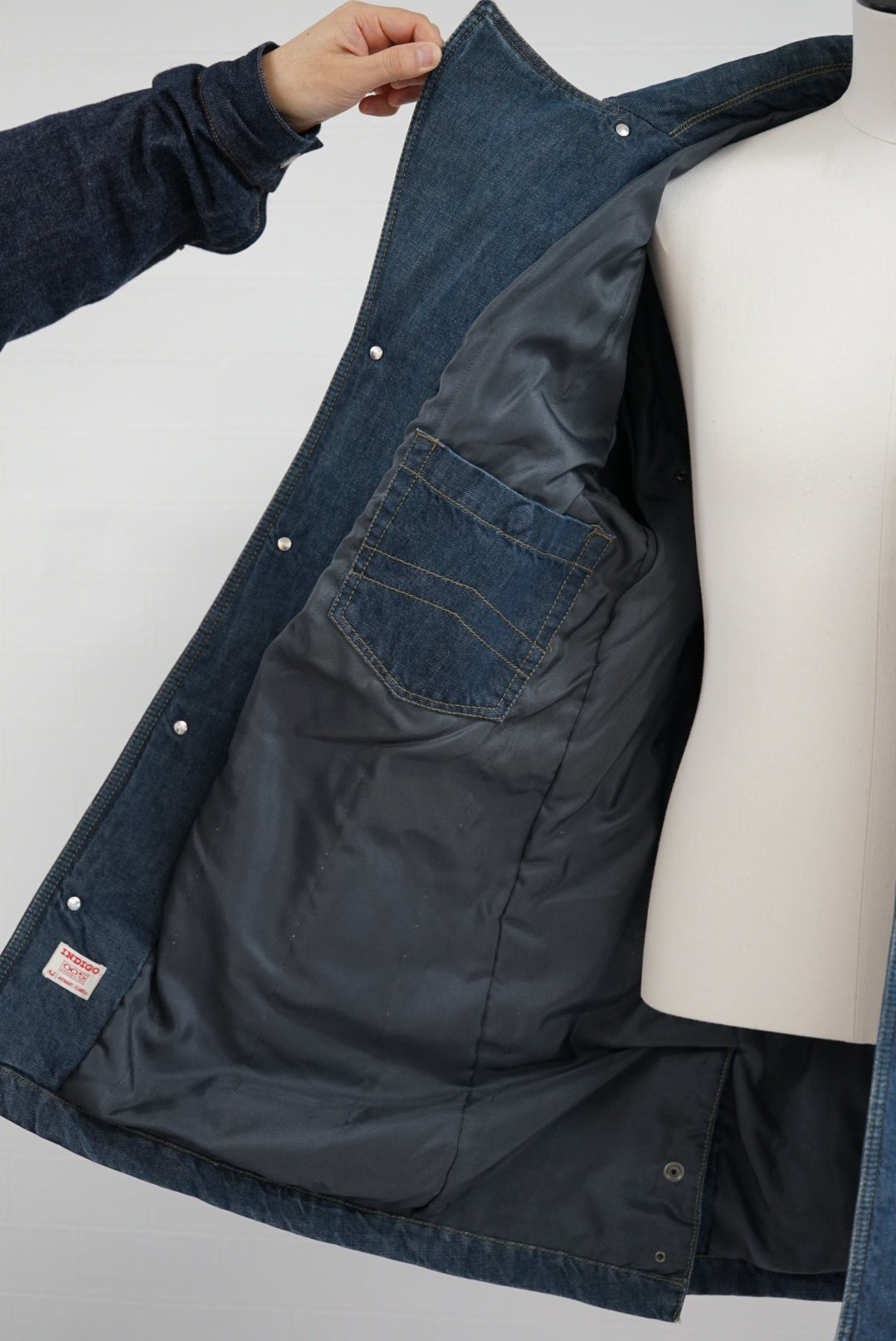 ARMANI JEANS Indigo Denim Jacket made in Italy.