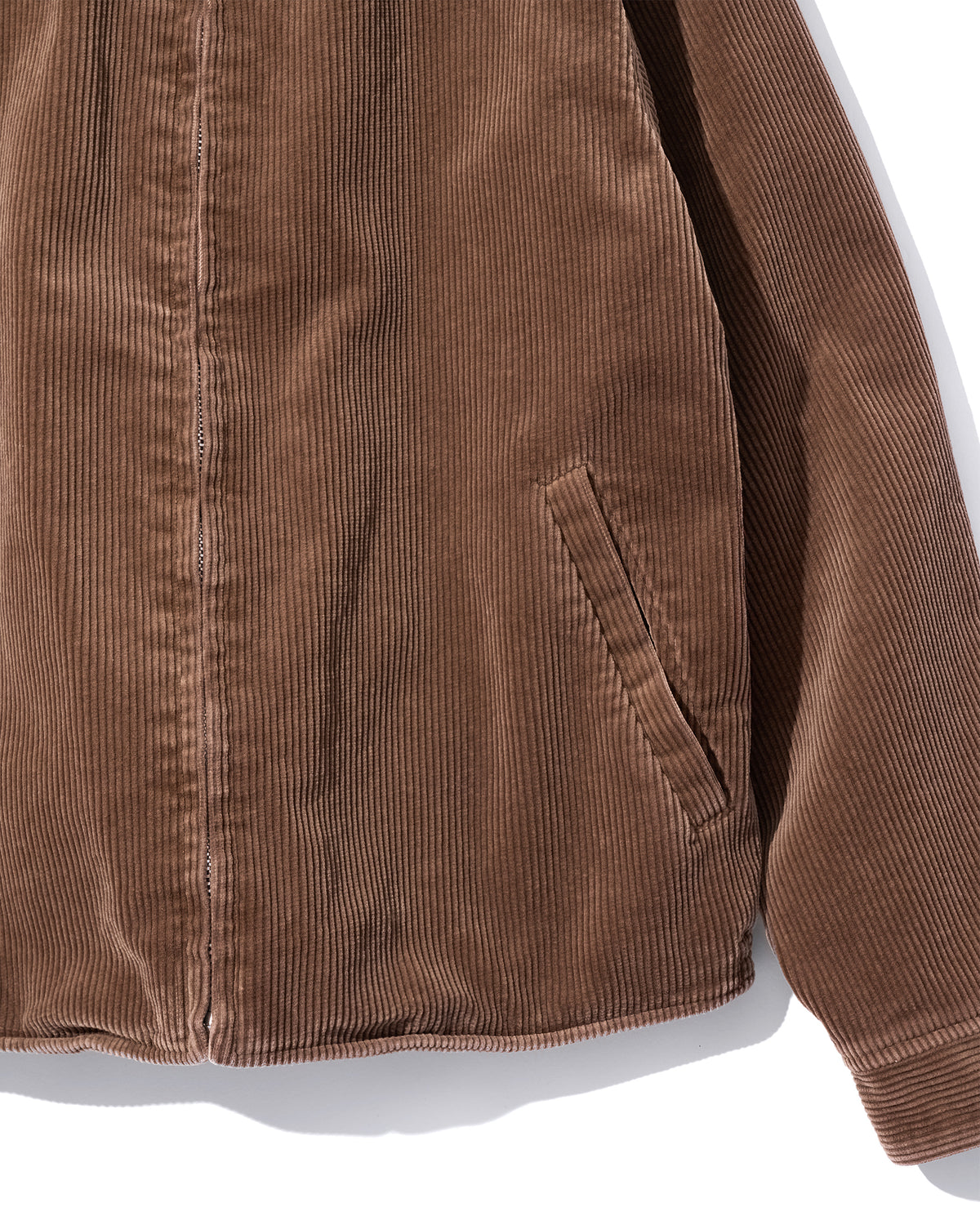 FOUDOUR COTTON CORDUROY ZIP UP BLOUSON.