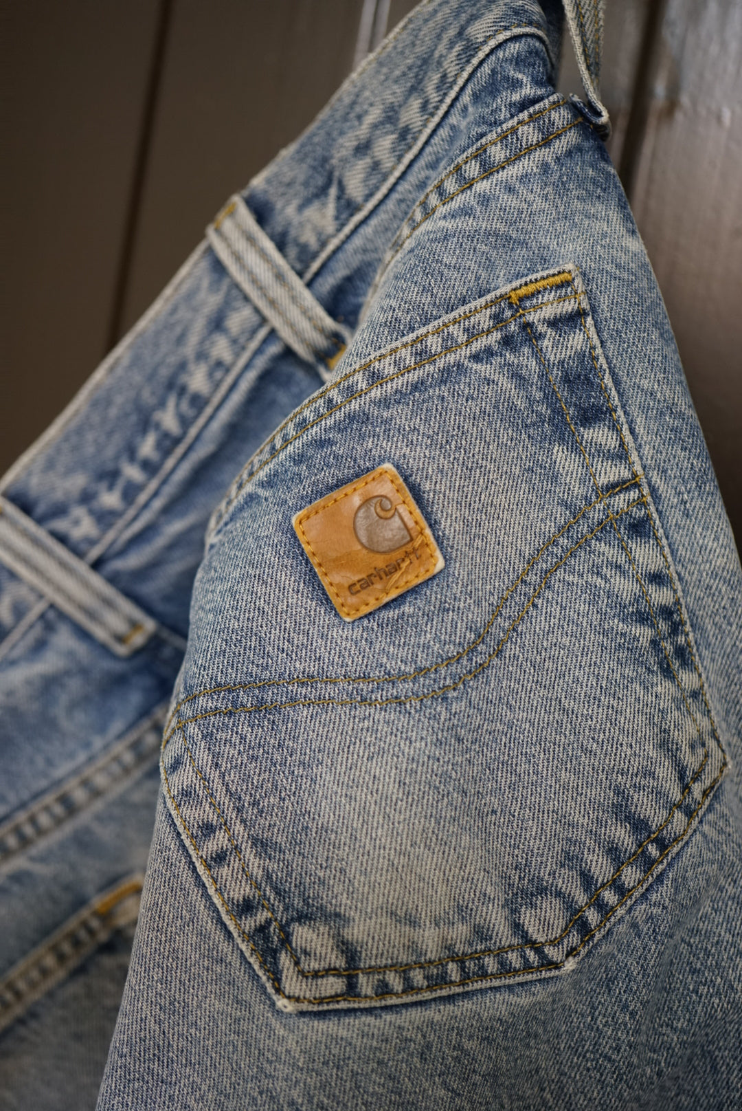 90's Carhartt Denim Pants made in Merxico.