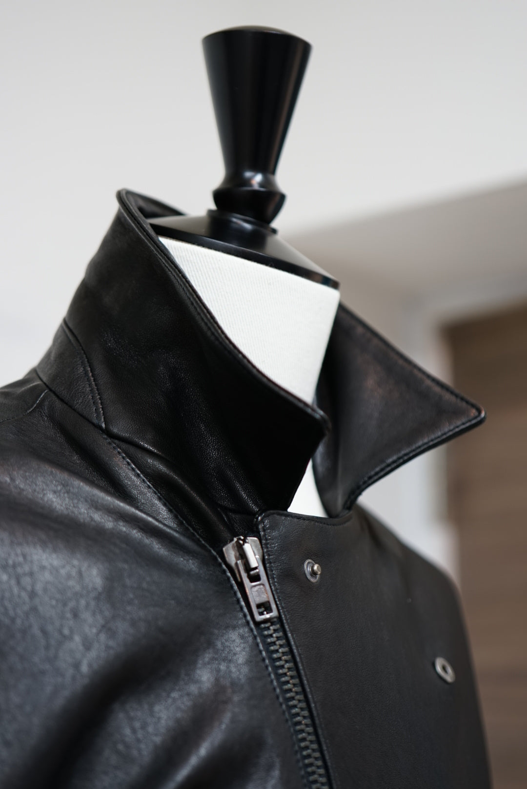 14's Maison Martin Margiela Leather Jacket. -Black-