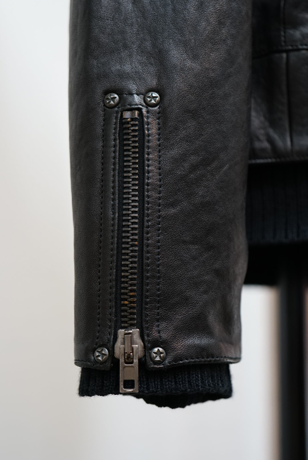 14's Maison Martin Margiela Leather Jacket. -Black-