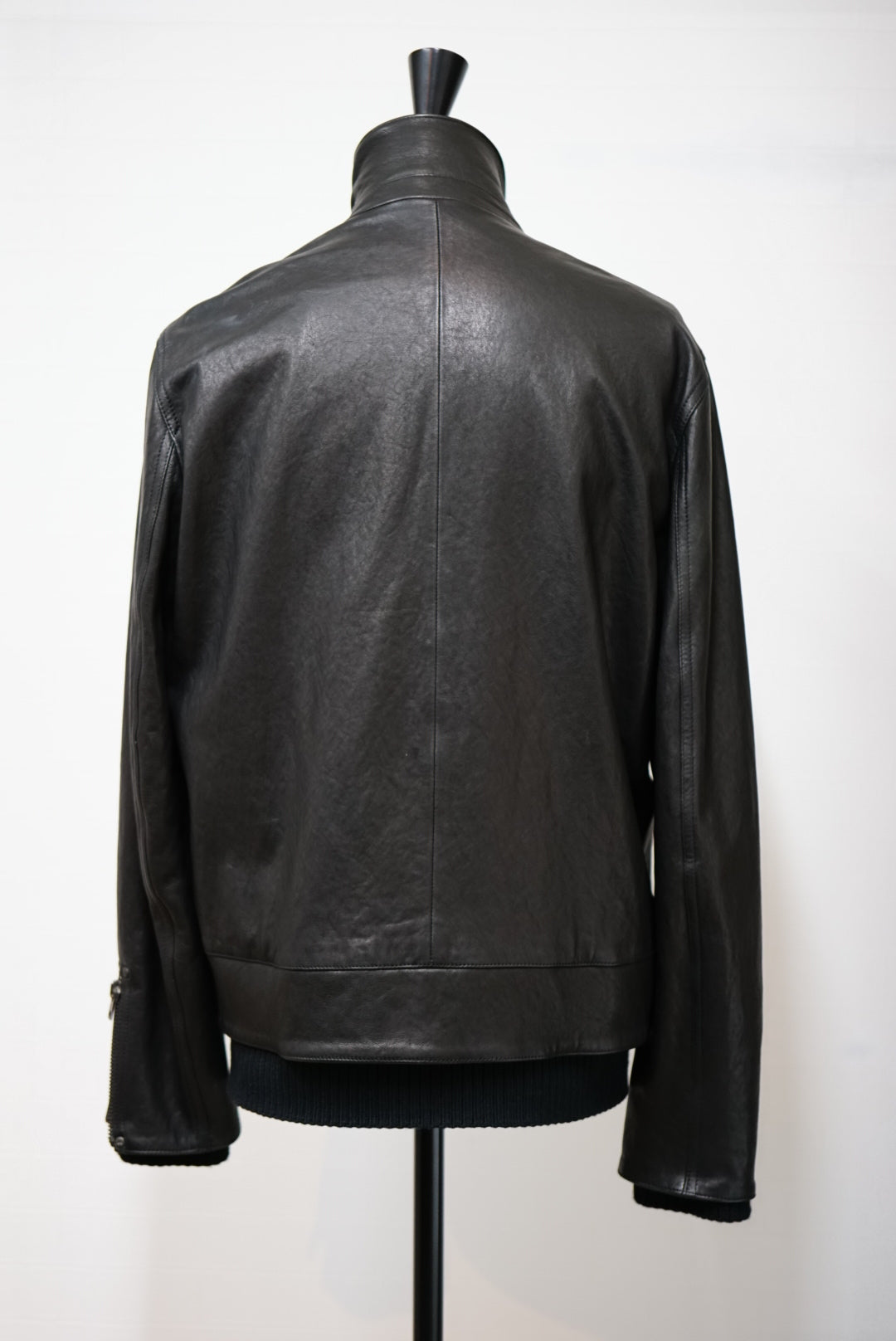 14's Maison Martin Margiela Leather Jacket. -Black-