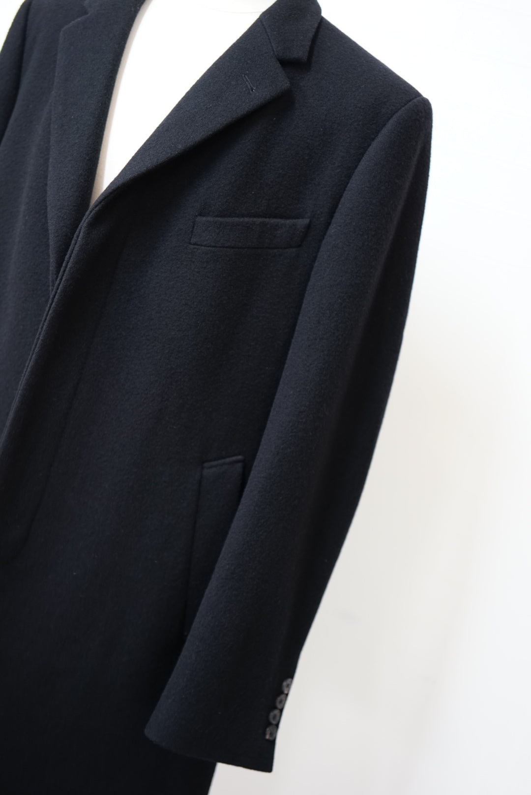 Dries Van Noten Wool Chester Coat.