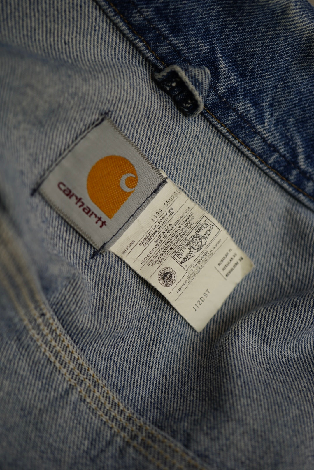 90's Carhartt Denim Jacket made in USA.