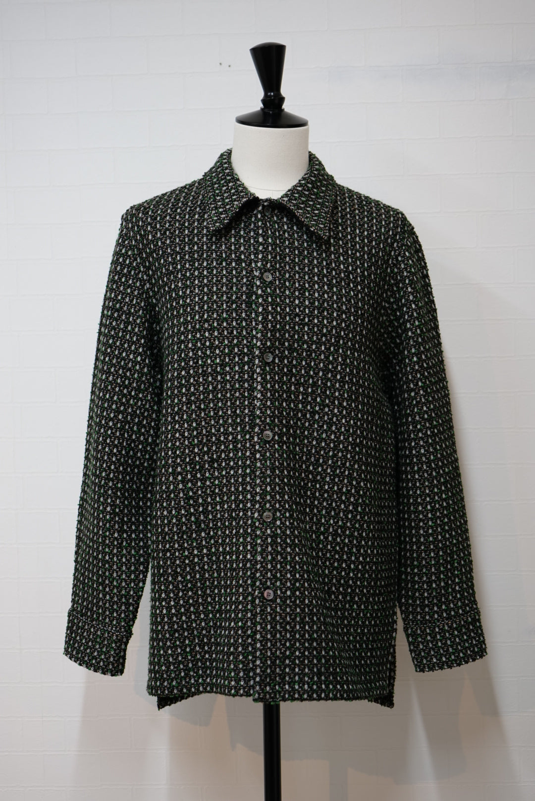 COOHEM "FINE TWEED SHIRT".