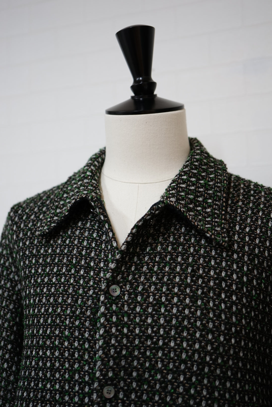 COOHEM "FINE TWEED SHIRT".