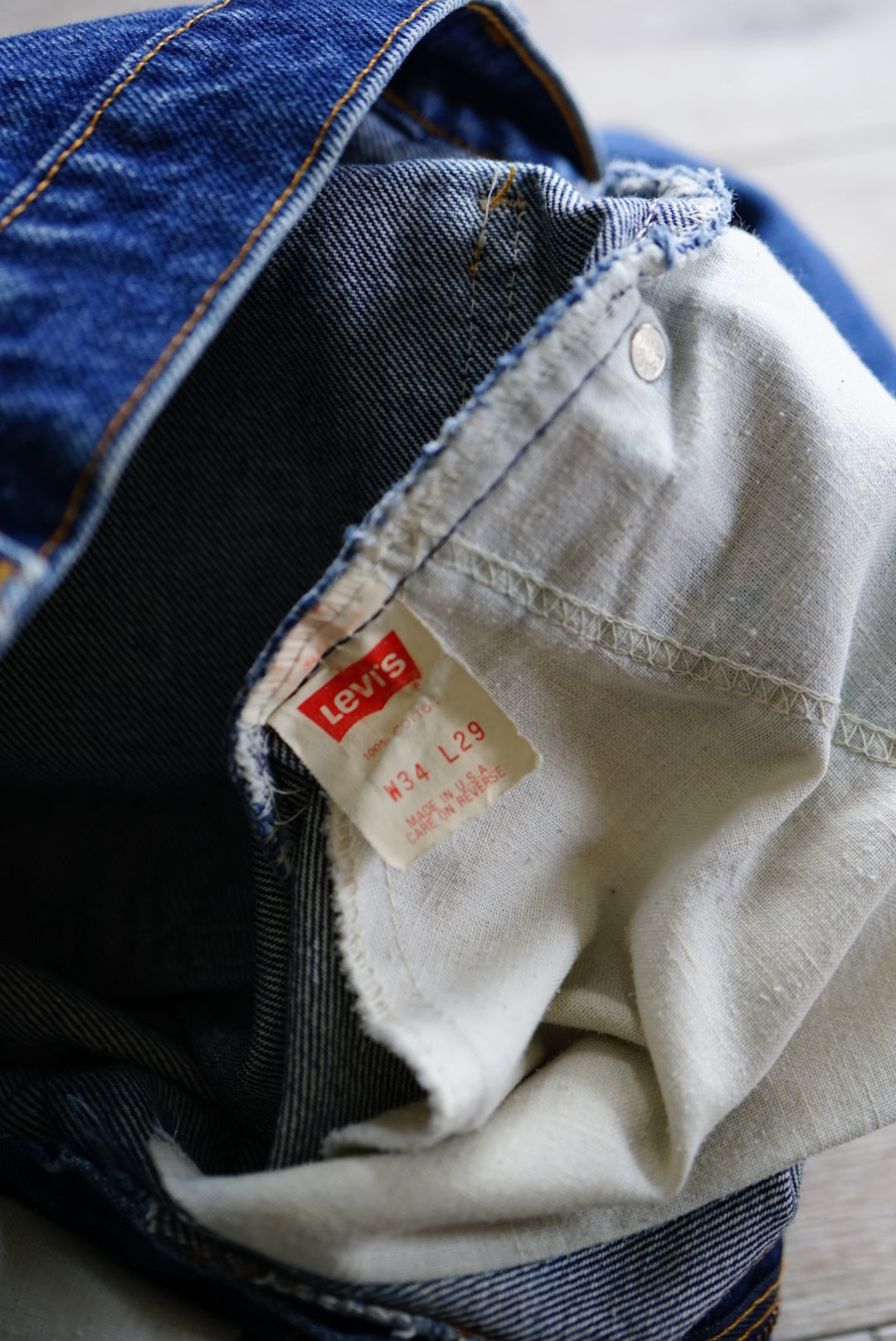 Levi's 505 Denim Pants made in USA.