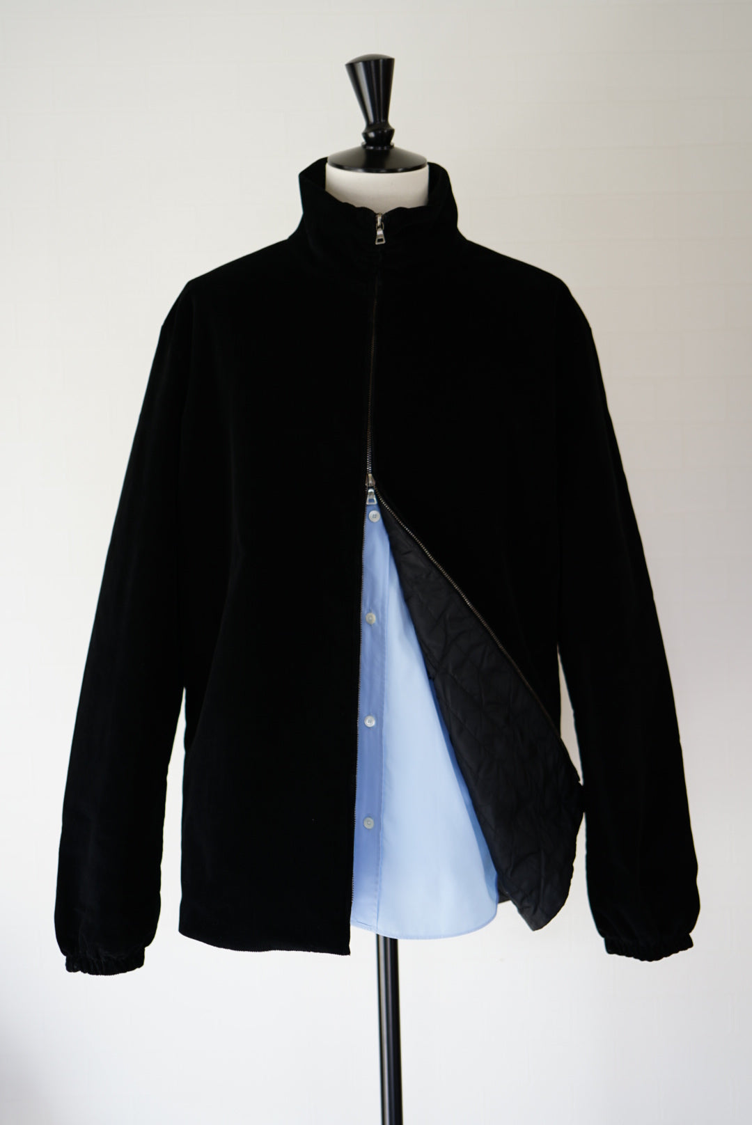 PRADA SPORT Corduroy Zip-up Padded Blouson made in Italy.