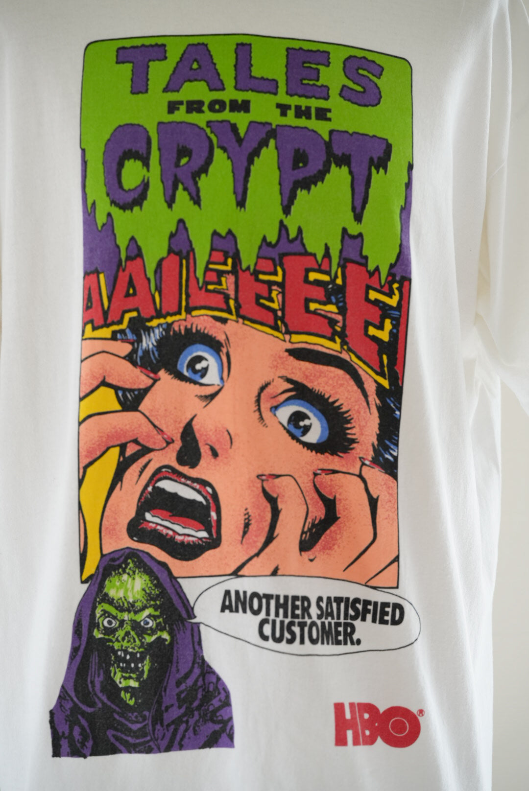 ファッション Crypt The From Tales 90's Print 稲田商店 – USA. in made T-shirt ミュージシャン
