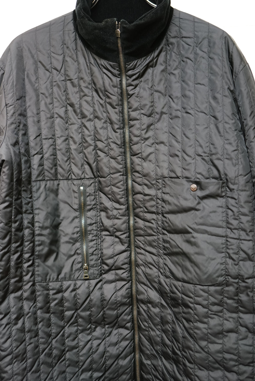 PRADA SPORT Corduroy Zip-up Padded Blouson made in Italy.