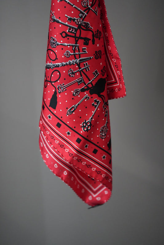 Hermès Silk Bandana 55 made in France.