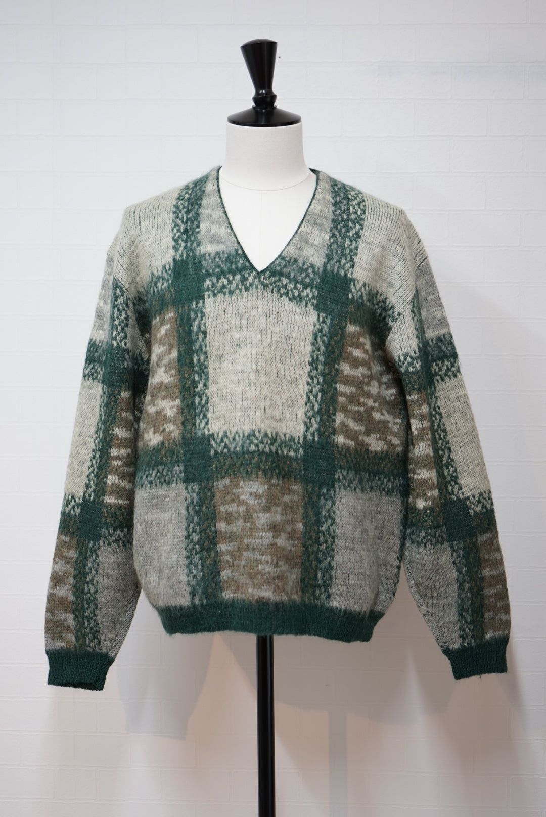 60's TOWNCRAFT Wool × Mohair Sweater.