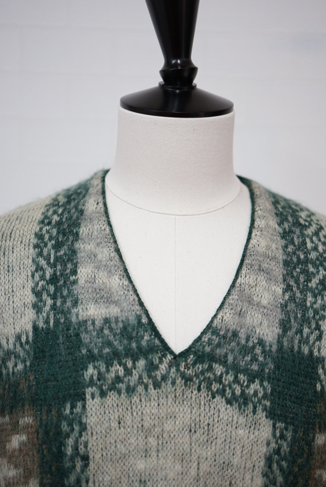 60's TOWNCRAFT Wool × Mohair Sweater.