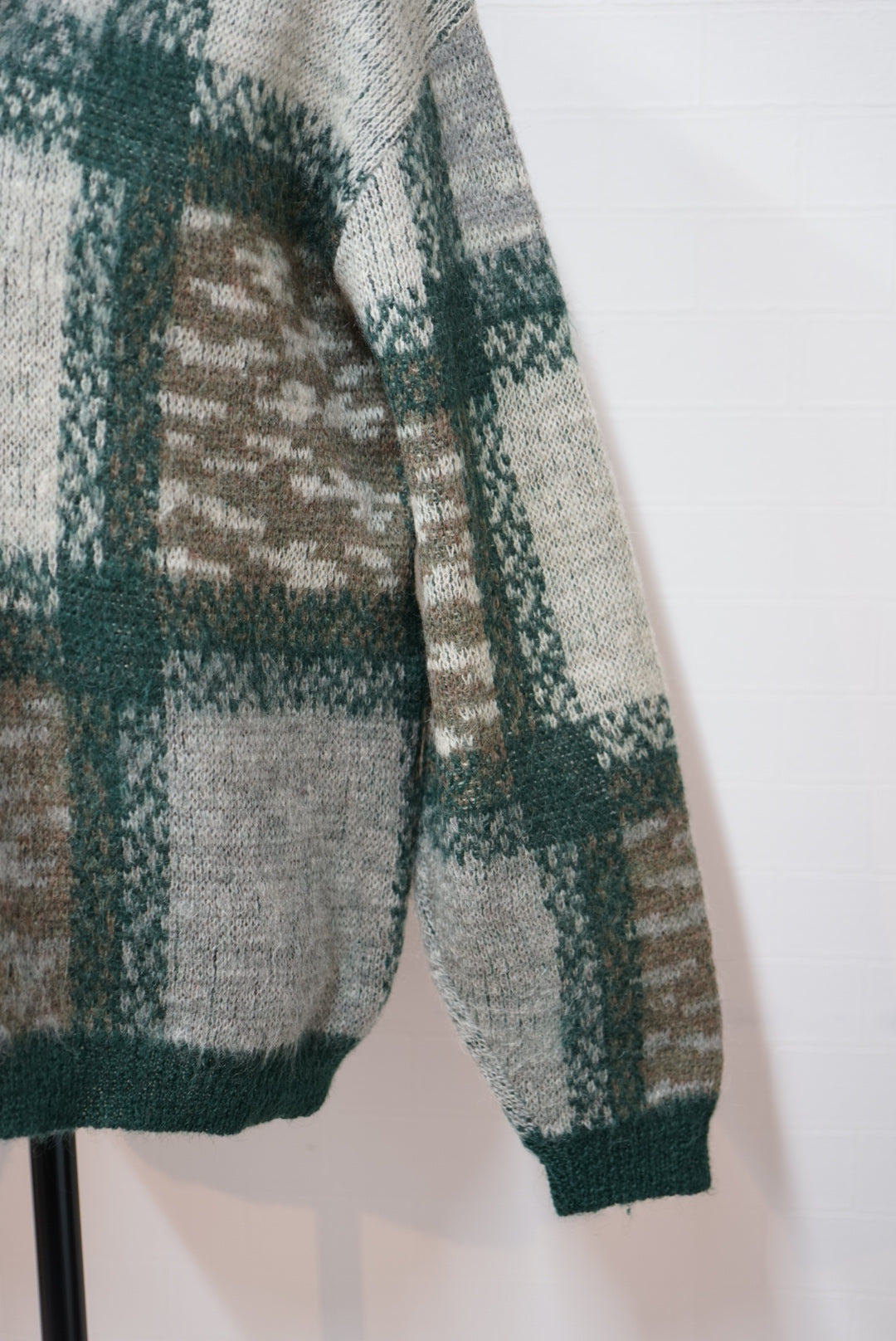 60's TOWNCRAFT Wool × Mohair Sweater.