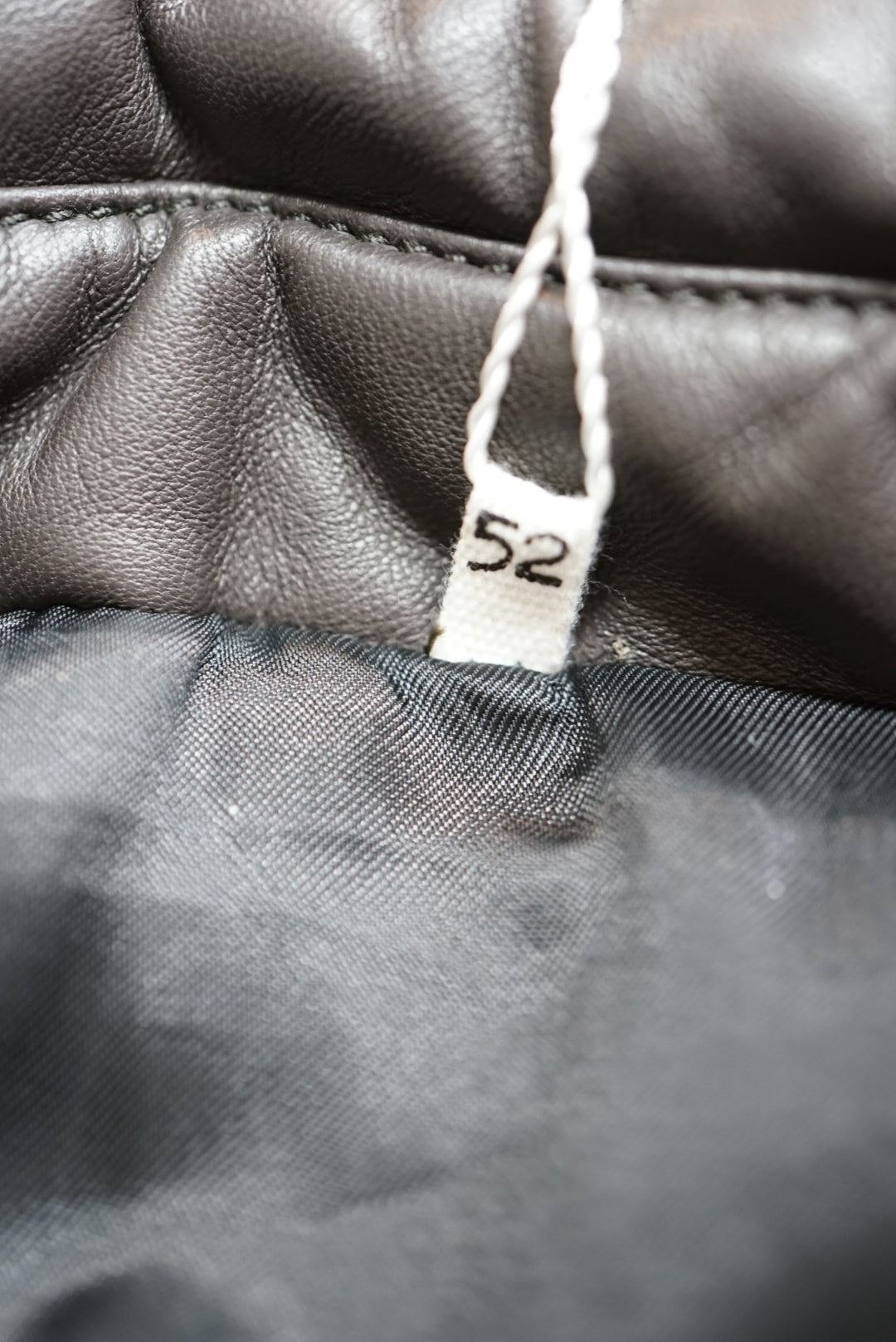 16's Maison Margiela ⑩ Leather × Padded Flight jacket.  -Dead Stock-