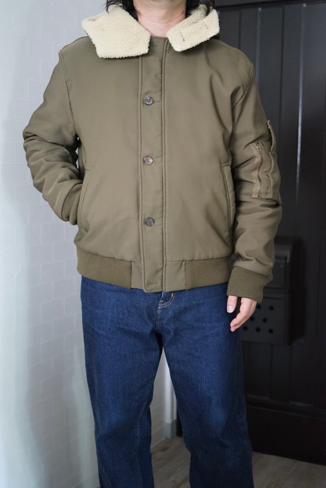 14's Maison Martin Margiela REPLICA "1941's Military  Bomber" made in Italy.