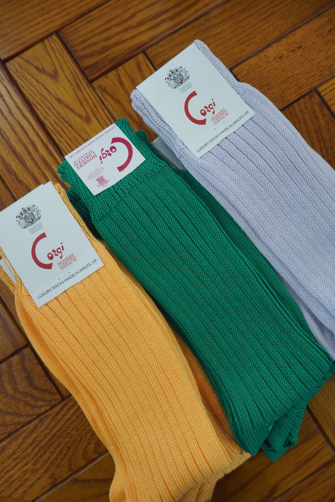 Corgi Plain Mercerized Socks.