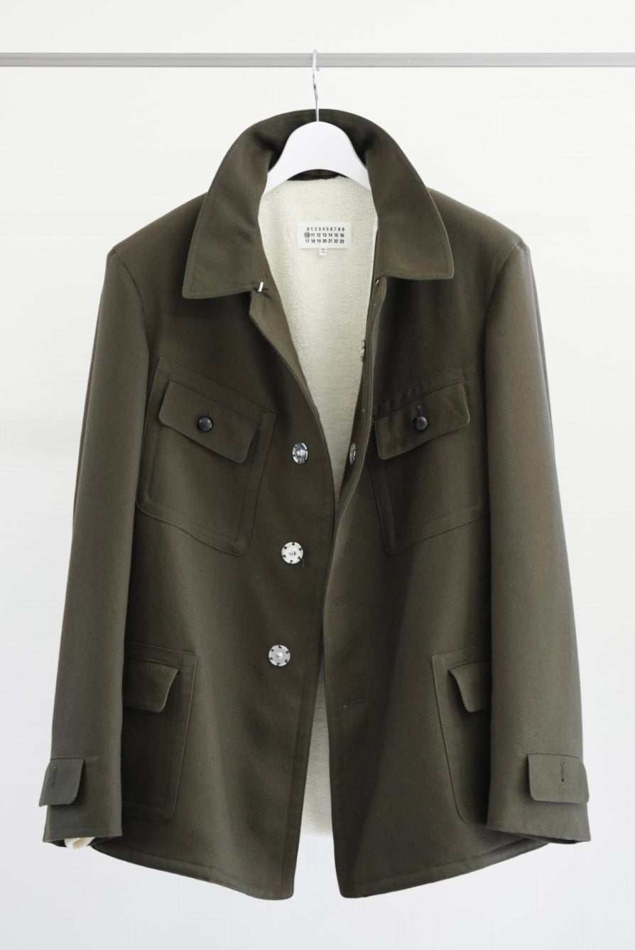 Maison Margiela ⑩ Boa Lining Coat made in Italy.