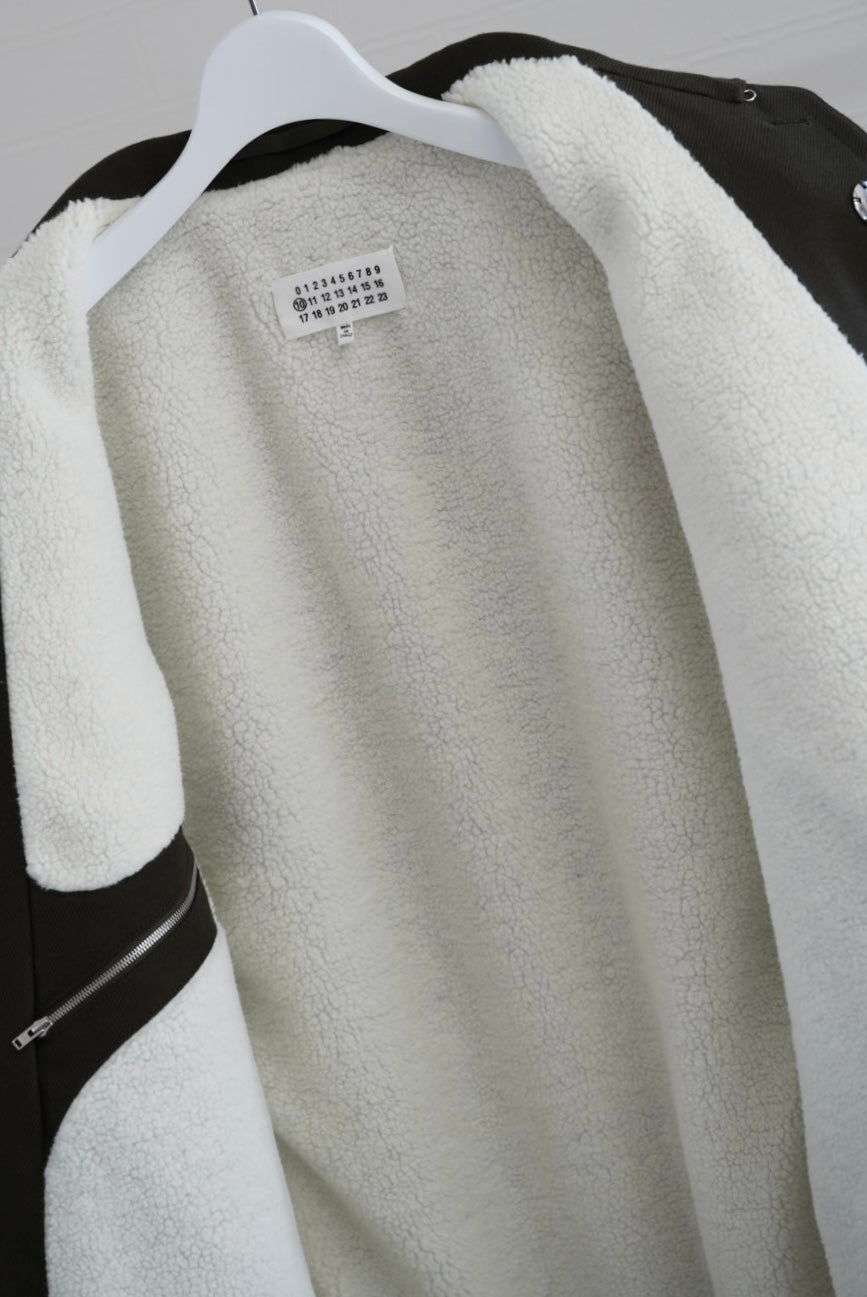 Maison Margiela ⑩ Boa Lining Coat made in Italy.