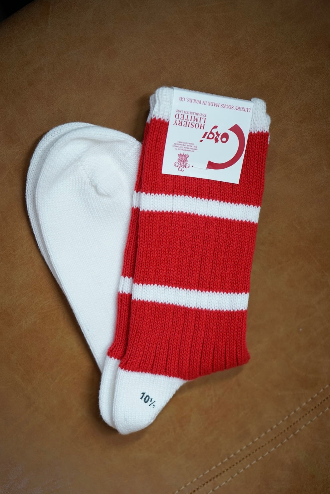 Corgi Sports Line Socks. -Red-