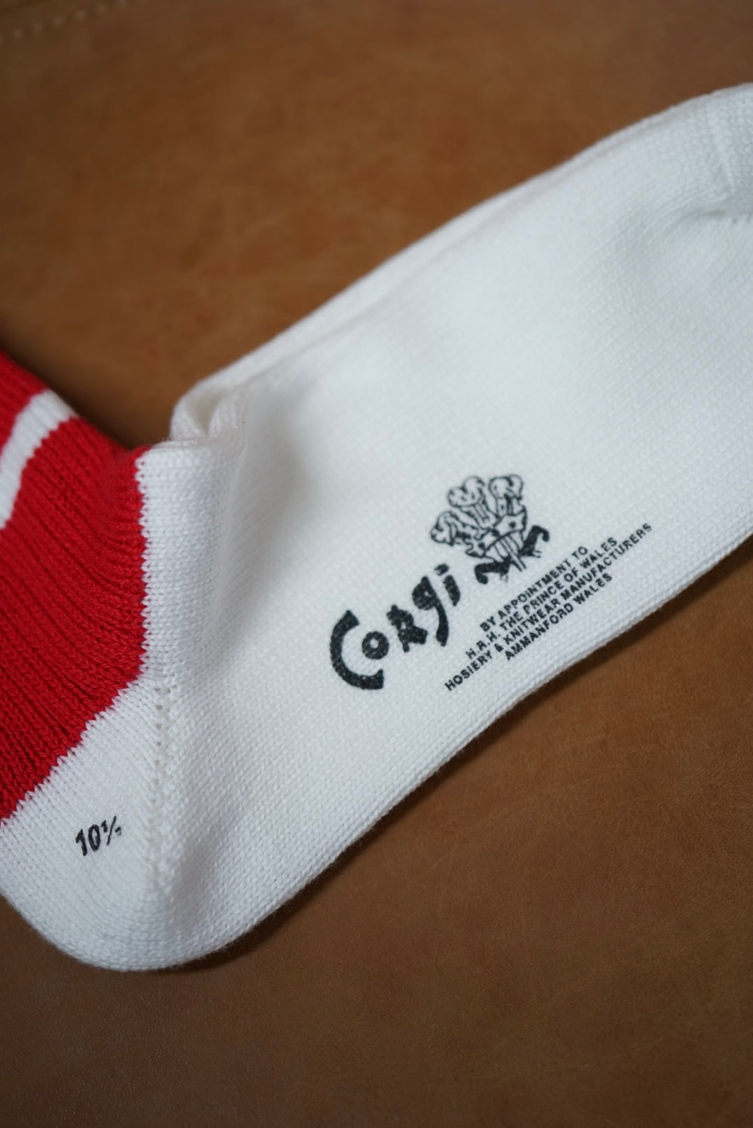 Corgi Sports Line Socks. -Red-