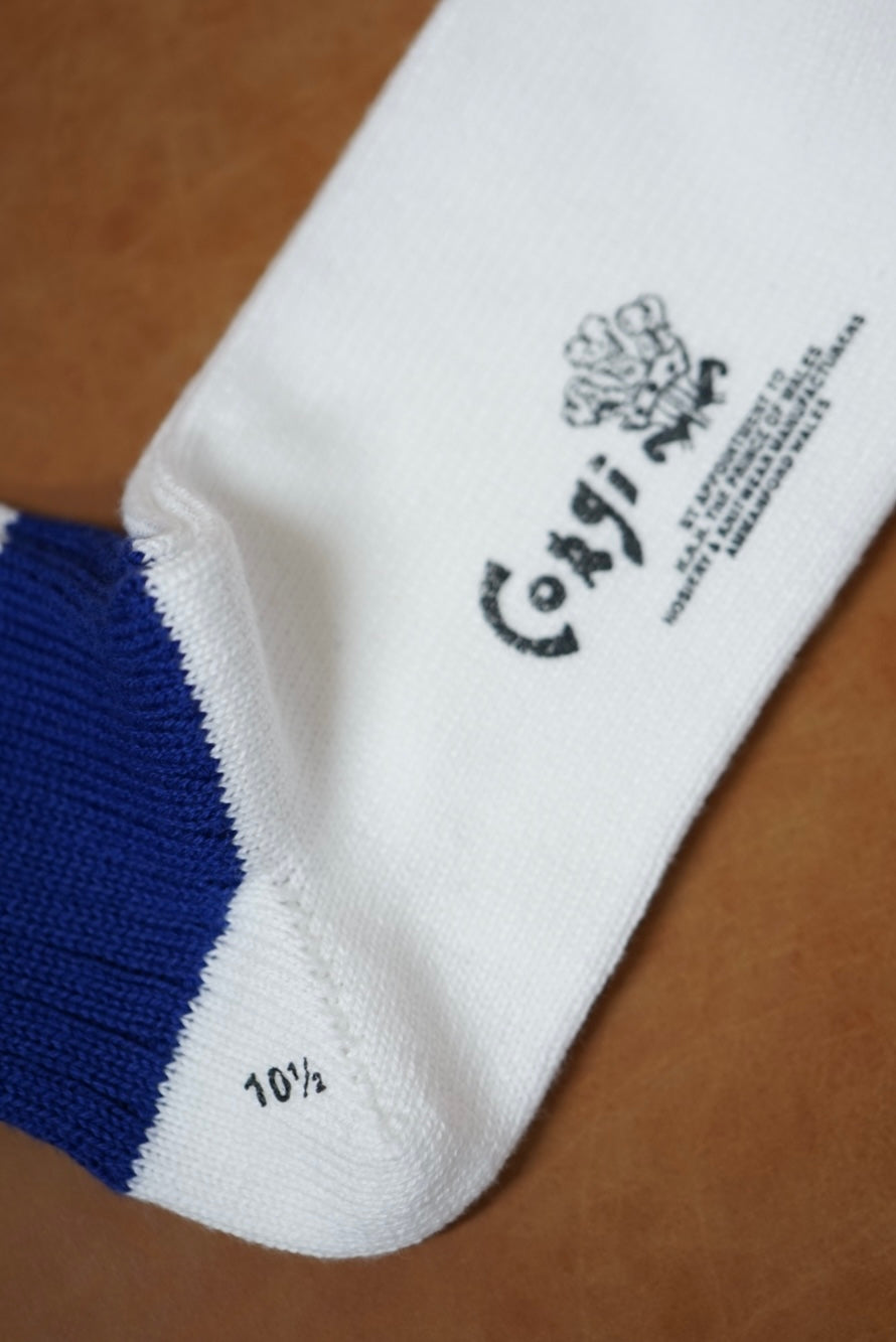 Corgi Sports Line Socks. -Blue-