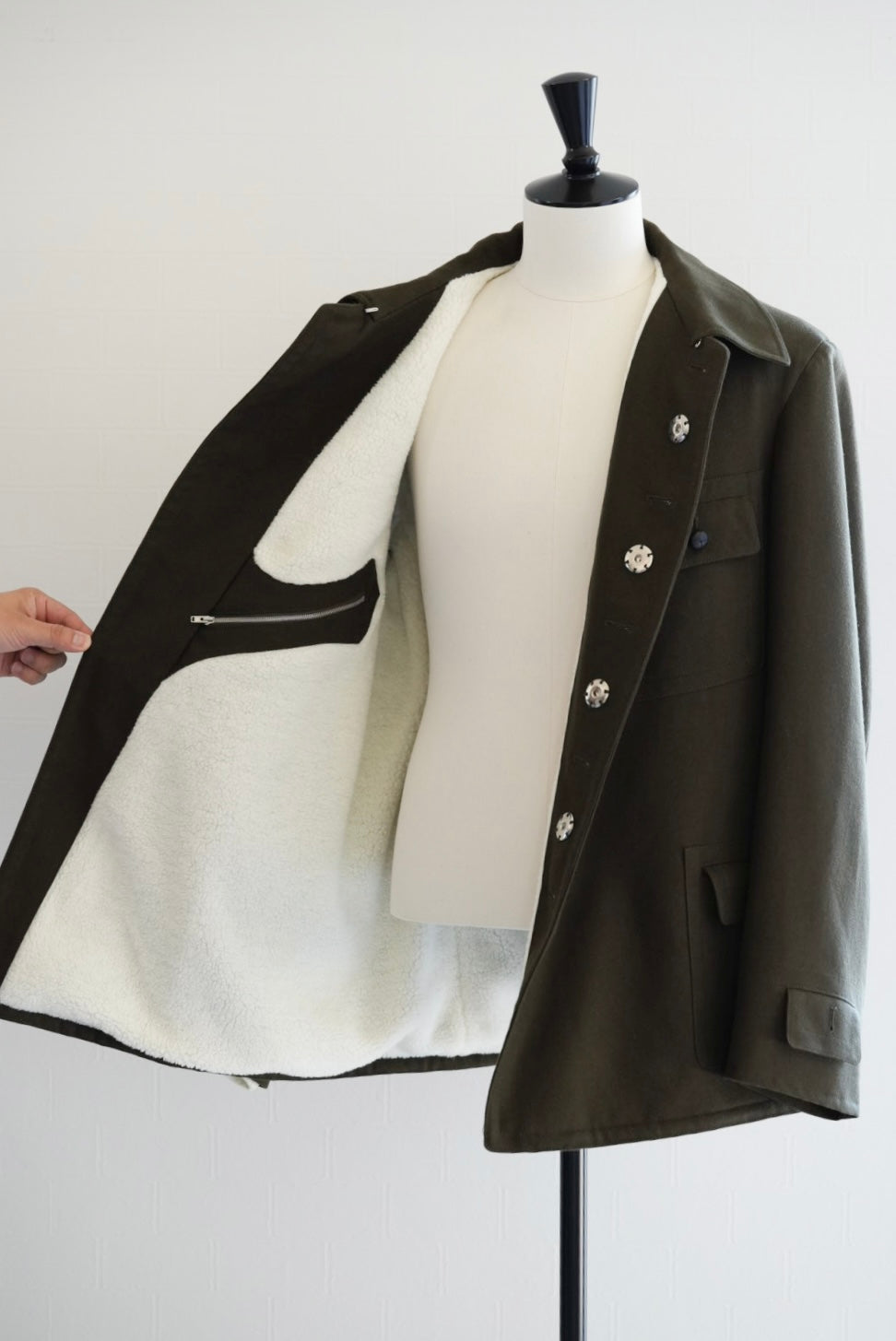 Maison Margiela ⑩ Boa Lining Coat made in Italy.