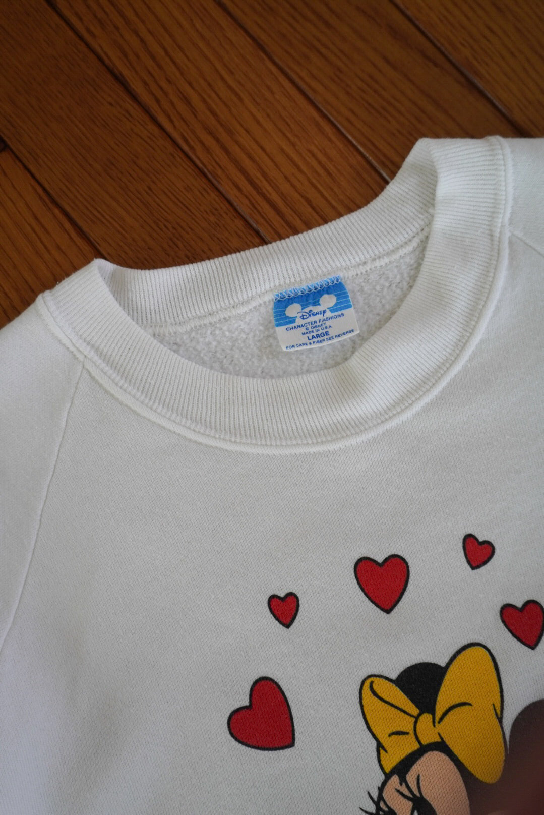 80's Walt Disney "Minnie Mouse" Sweat shirt made in USA.