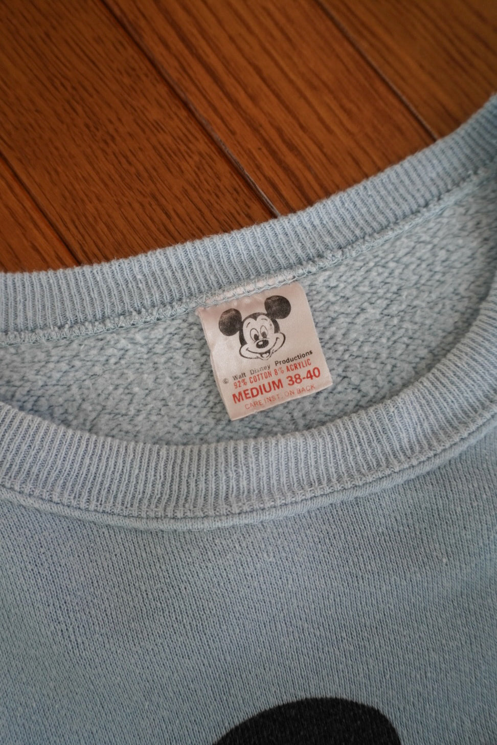 60's Vintage Walt Disney "Mickey Mouse" Sweat shirt made in USA.