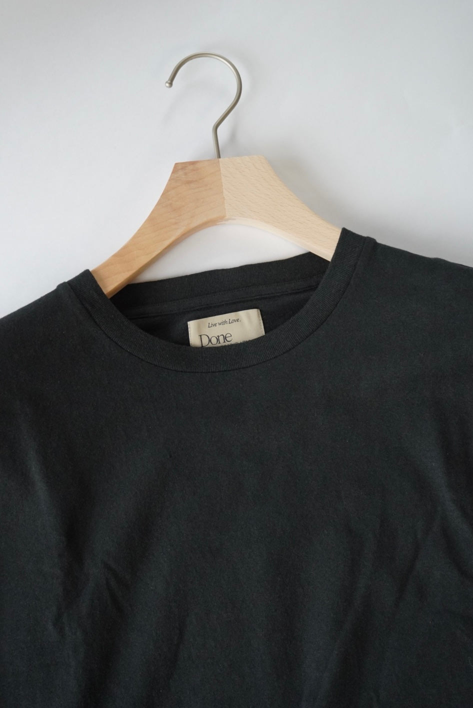 Done FOUNDATION ALAN / FOUNDATION TEE -Black-