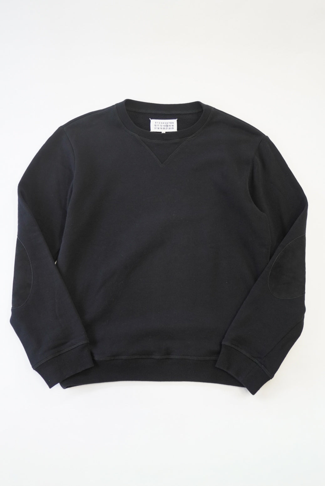 2014s Maison Martin Margiela Elbow patch Sweat made in Italy.