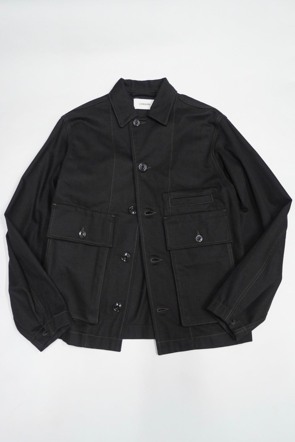 LEMAIRE Black Denim Jacket.-New Old Stock-