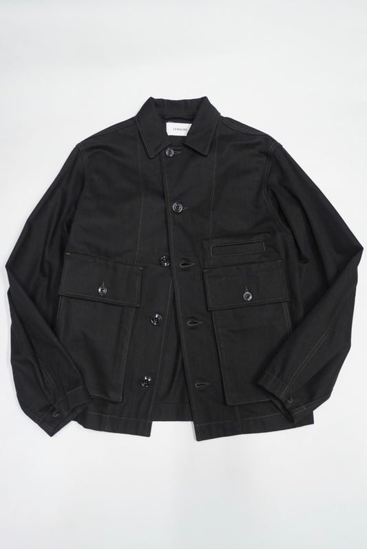 LEMAIRE Black Denim Jacket.-New Old Stock-