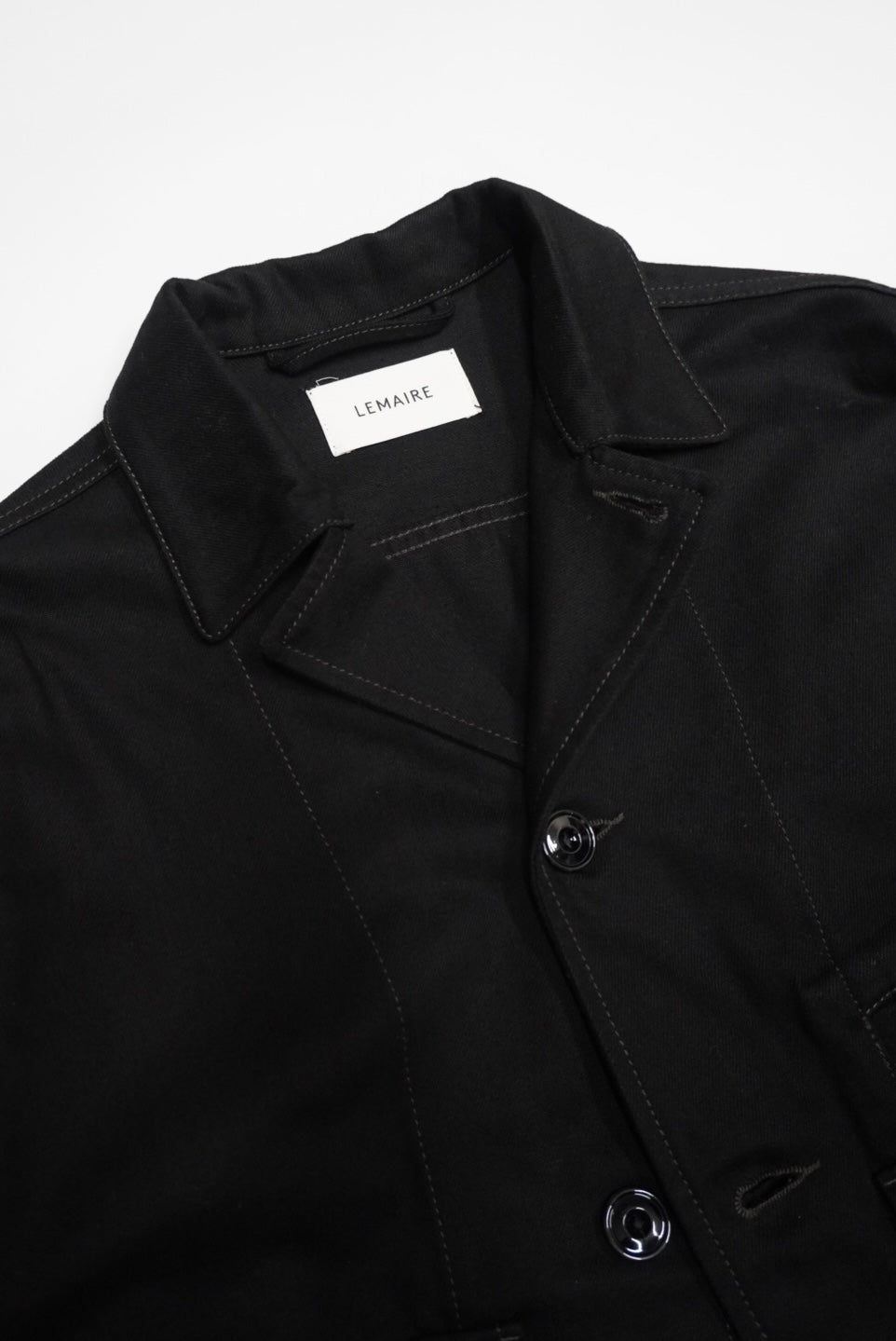 LEMAIRE Black Denim Jacket.-New Old Stock-