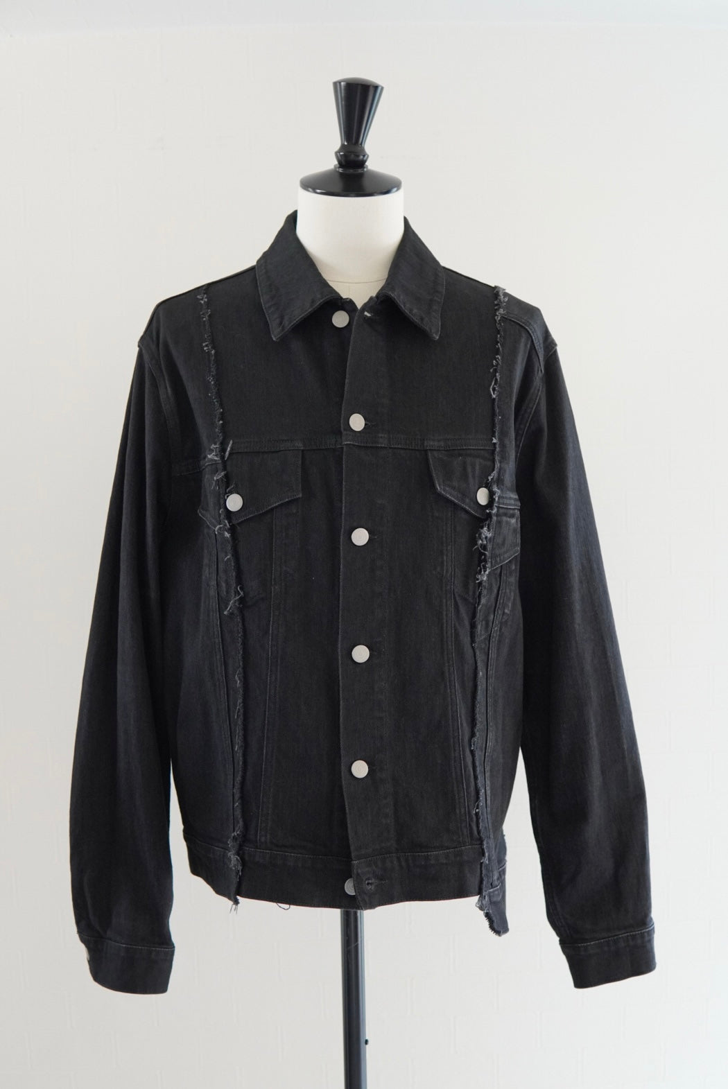 Maison Margiela Black Denim Jacket made in Italy.