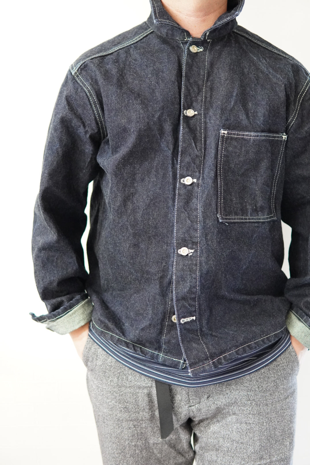TENDER Co. LOT905  SHIRTMAKERS JEANS JACKET made in UK.