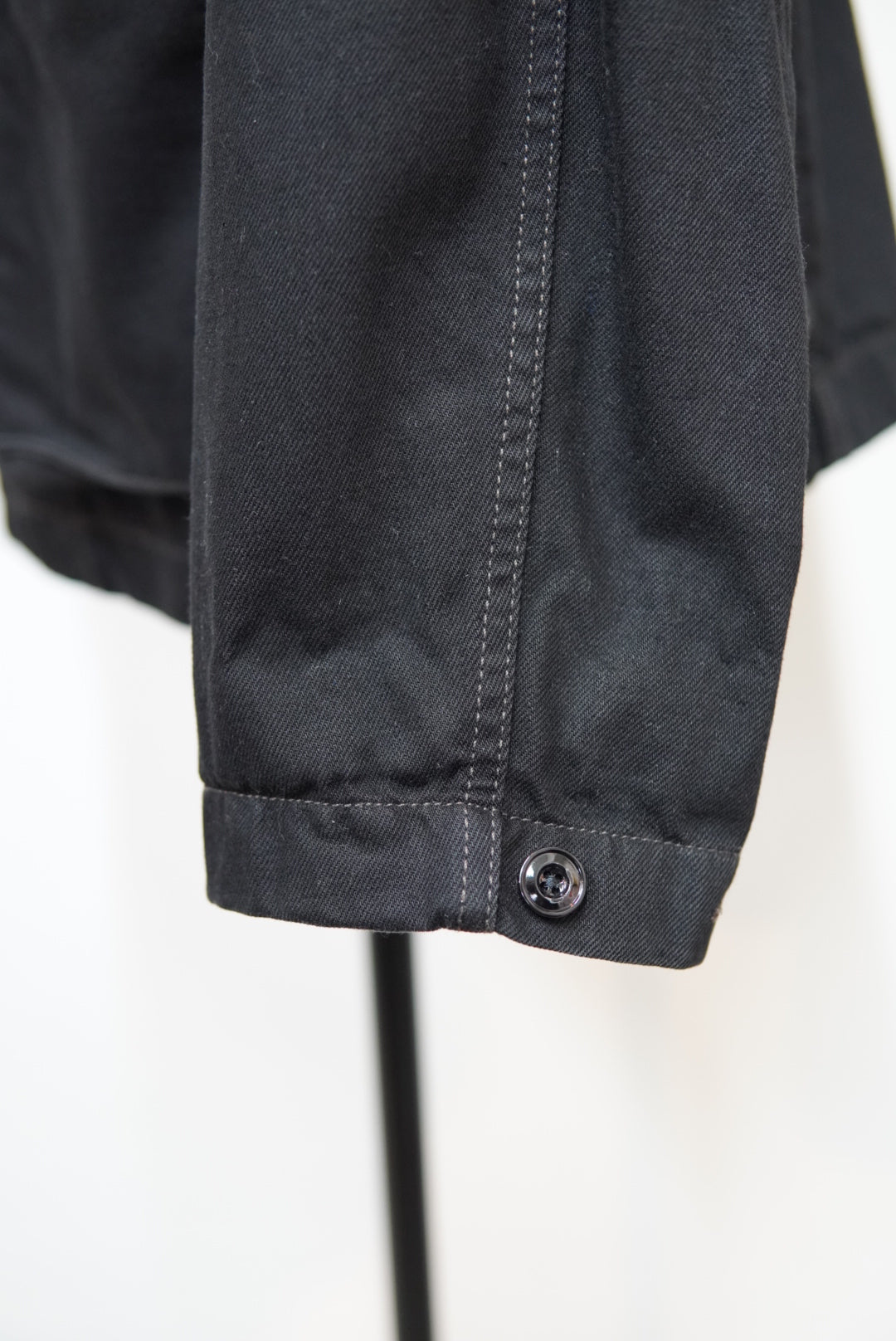 LEMAIRE Black Denim Boxy Jacket.
