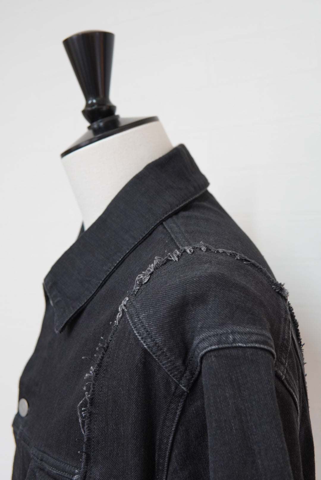 Maison Margiela Black Denim Jacket made in Italy.
