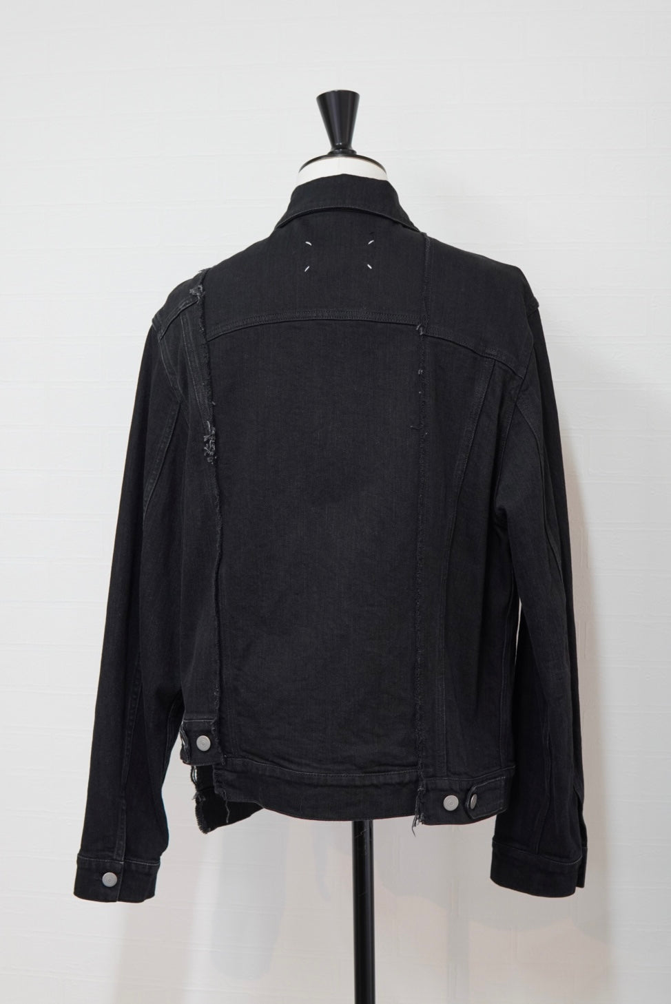 Maison Margiela Black Denim Jacket made in Italy.